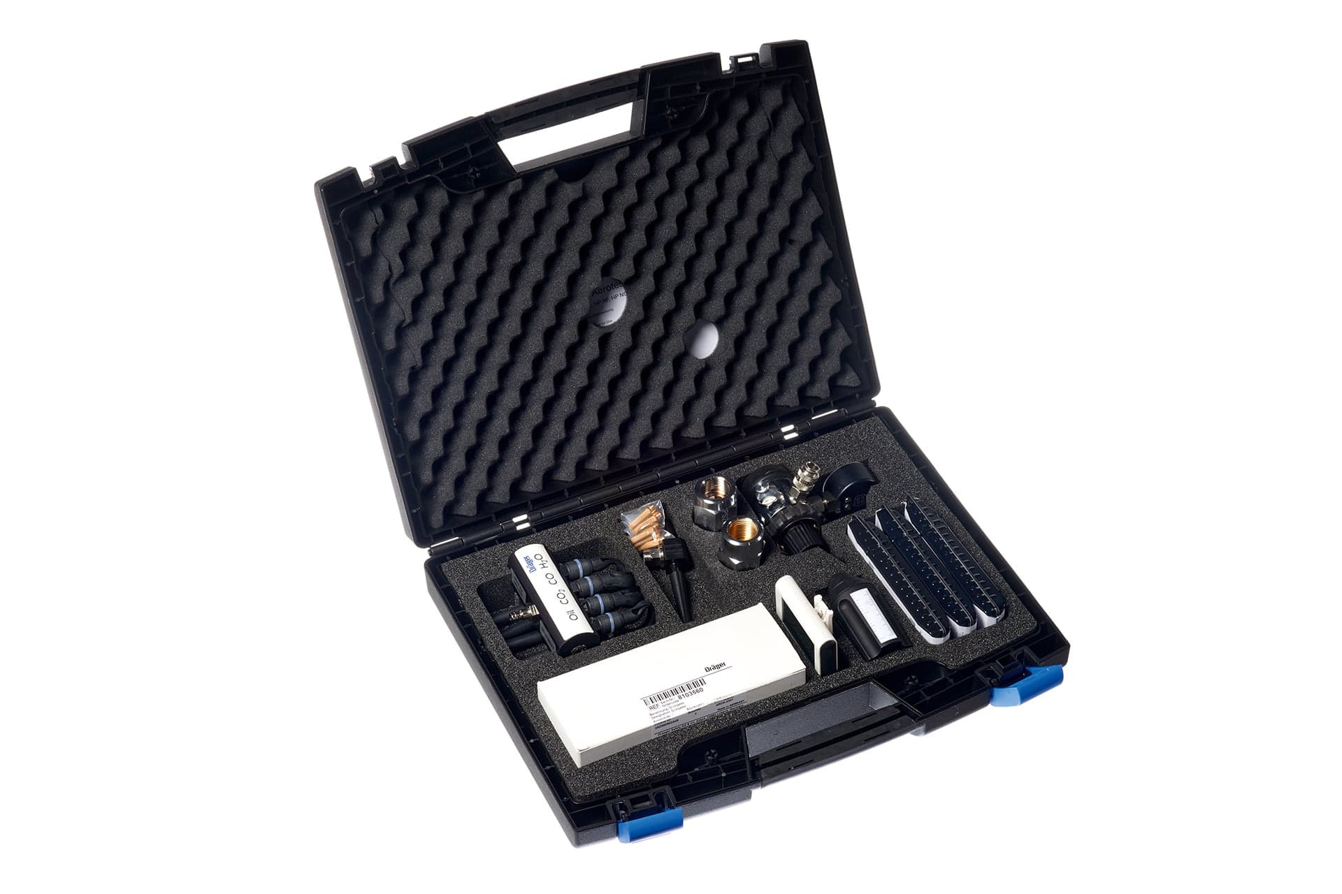 Dräger Aerotest Simultan HP used to determine the quality of respiratory air in high-pressure applications