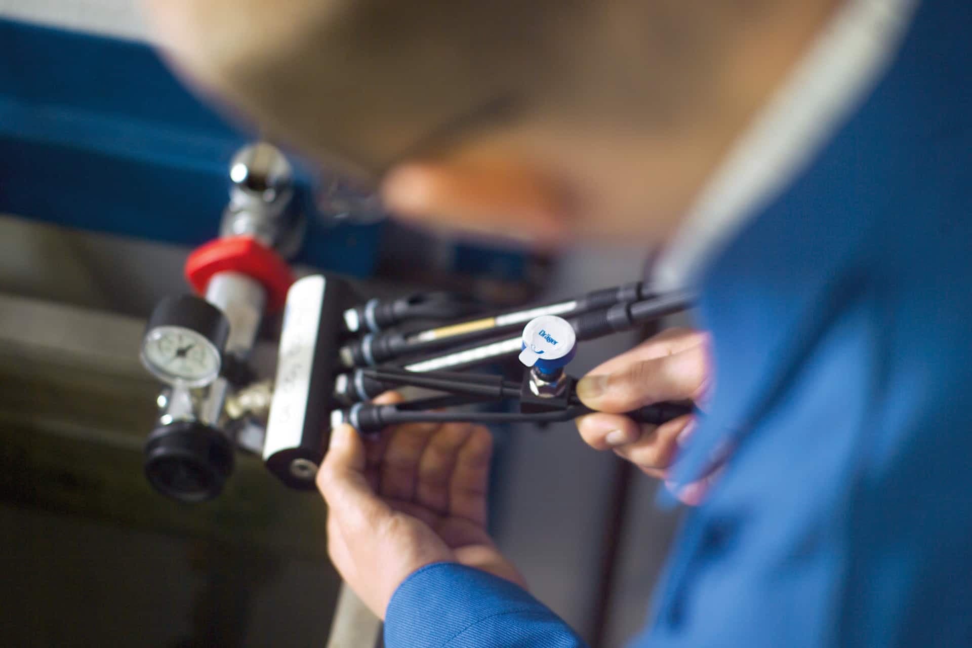 Monitoring of compressed air