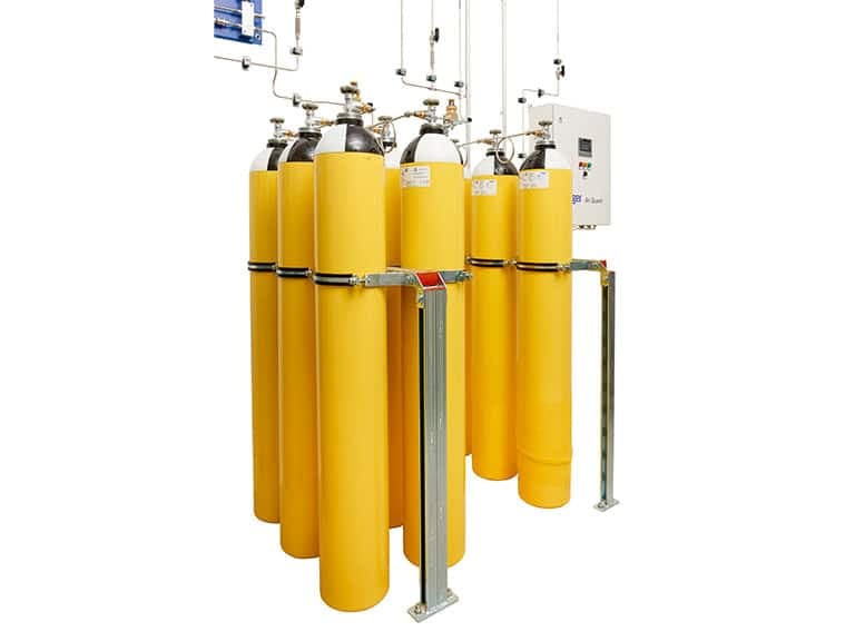 Cylinder for filling logistics