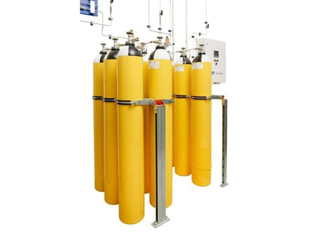 Cylinder for filling logistics