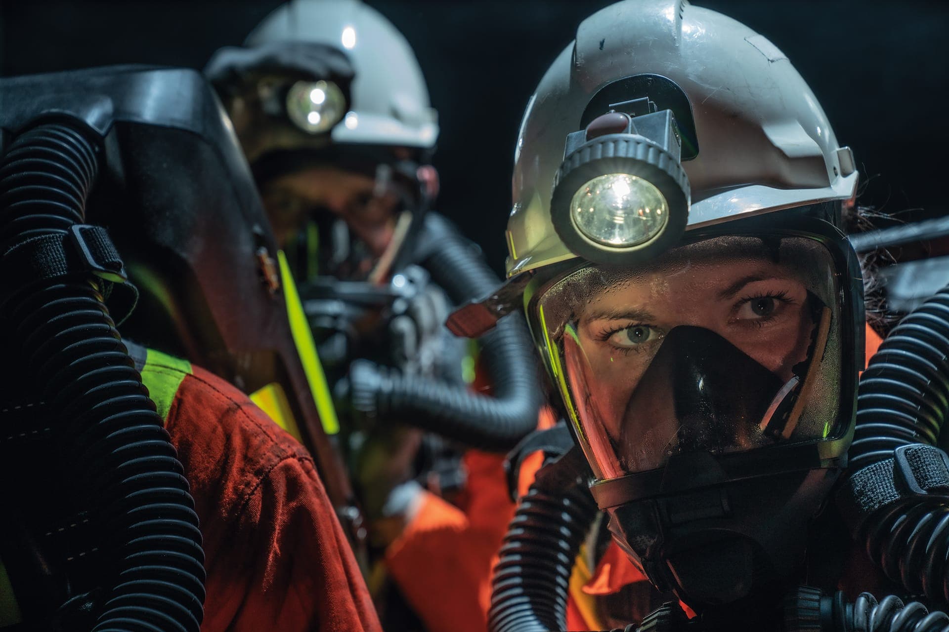 The Dräger BG ProAir continually provides you with positive pressure, even when your breathing rate increases in the breathing circuit.