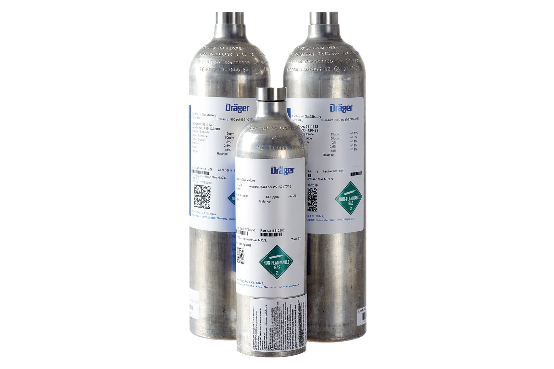 Dräger Calibration gas and accessories