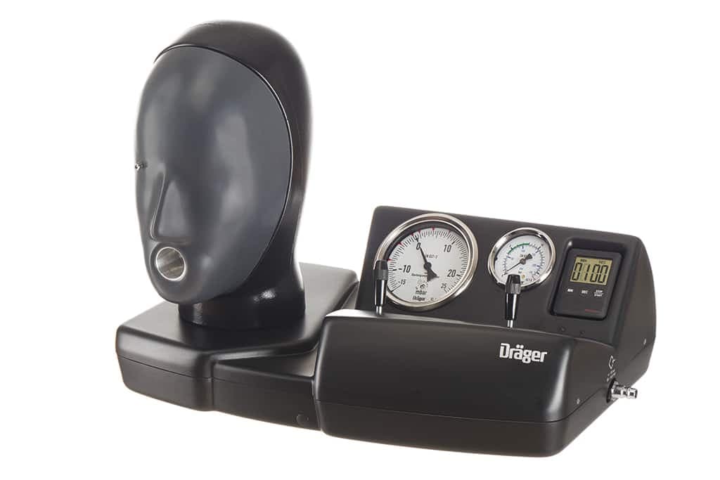 Front view of Dräger Testor 2500