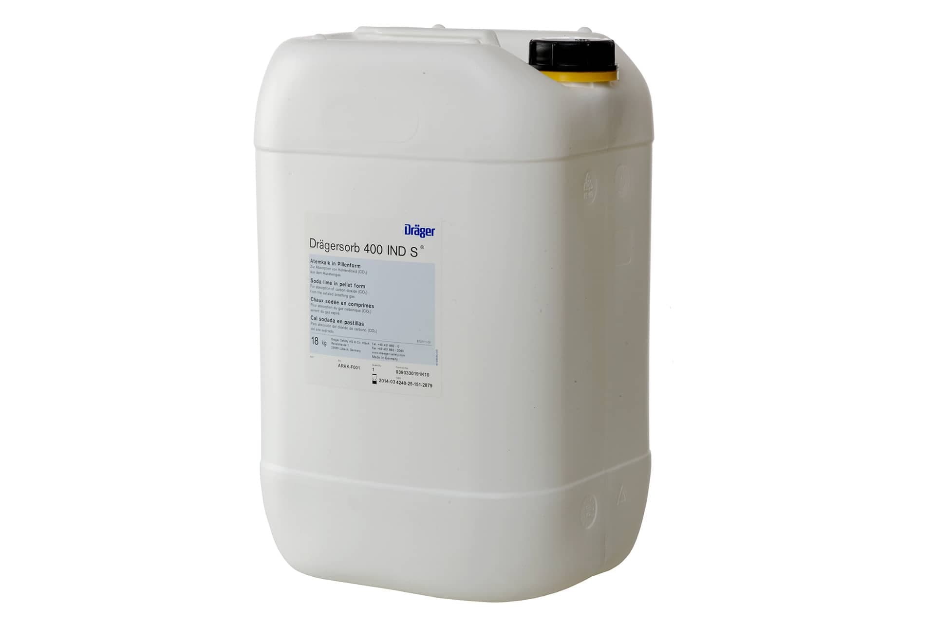 Dräger Drägersorb 400 ind s soda lime