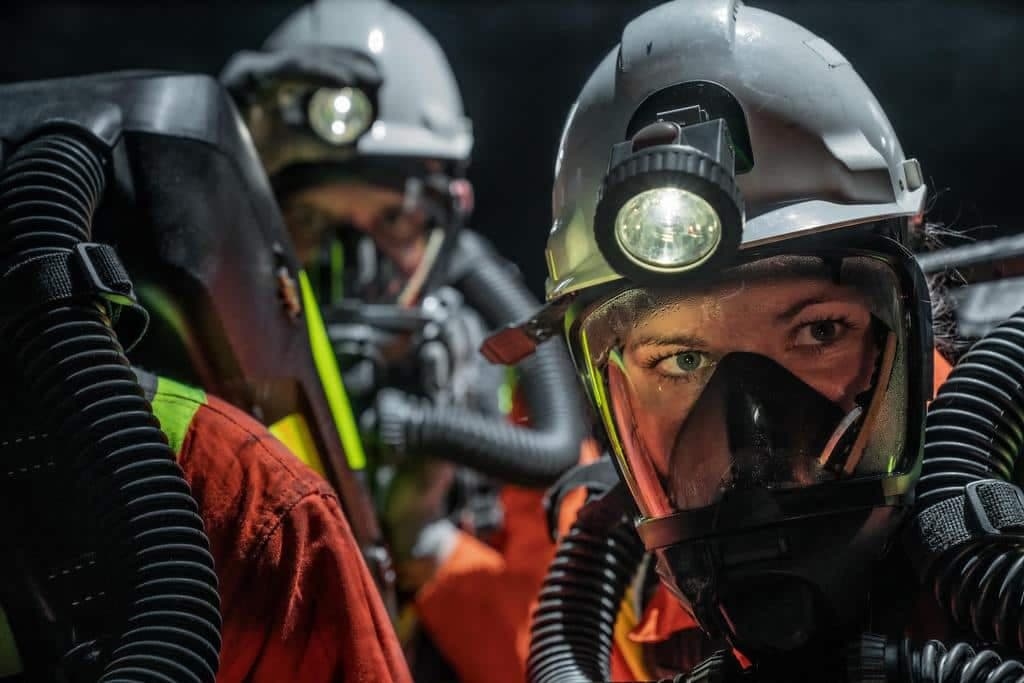 For mining applications the full-face mask can be combined with the CCBA Dräger BG ProAir.