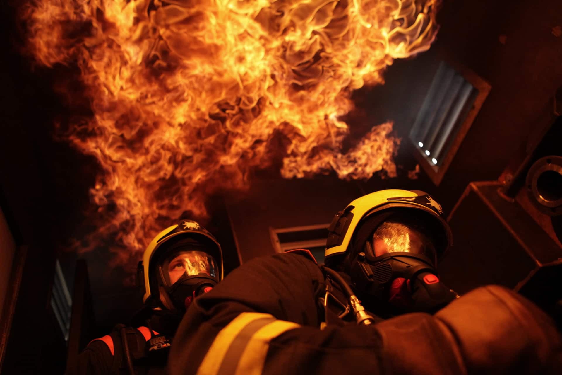 Dräger Flash over training systems wood fired