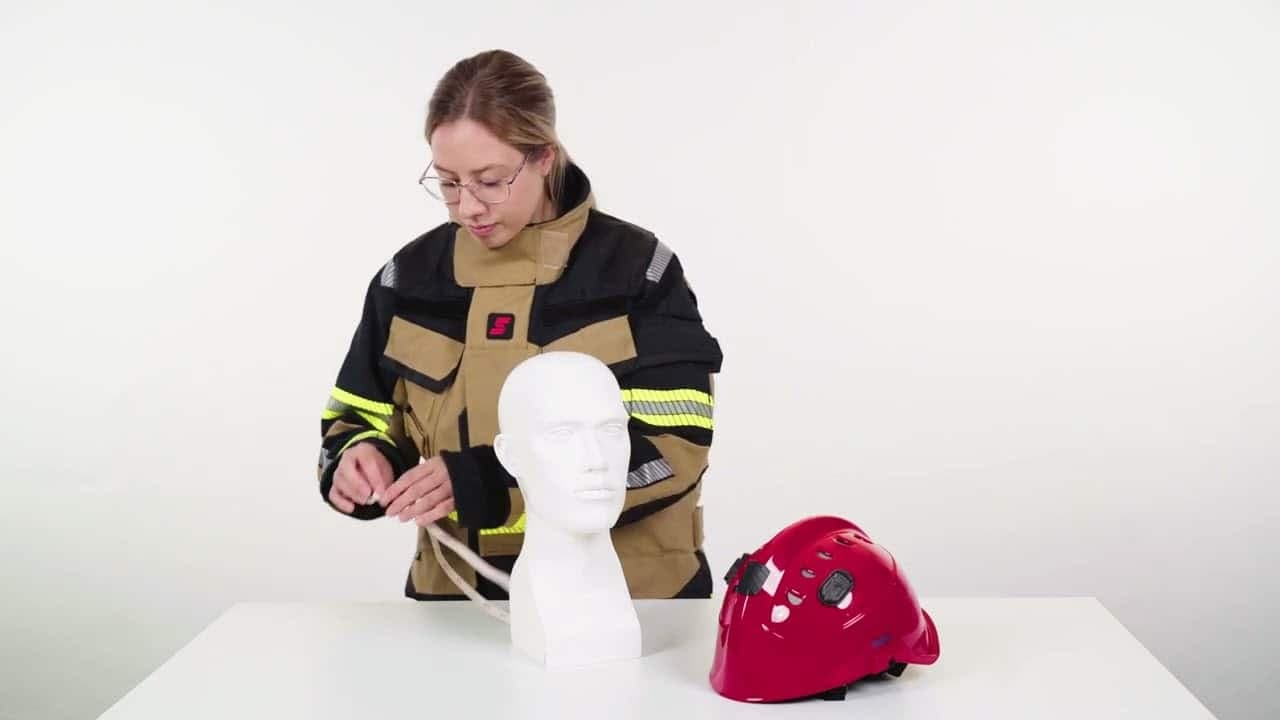 Donning and Doffing of the rescue helmet Dräger HPS 3500