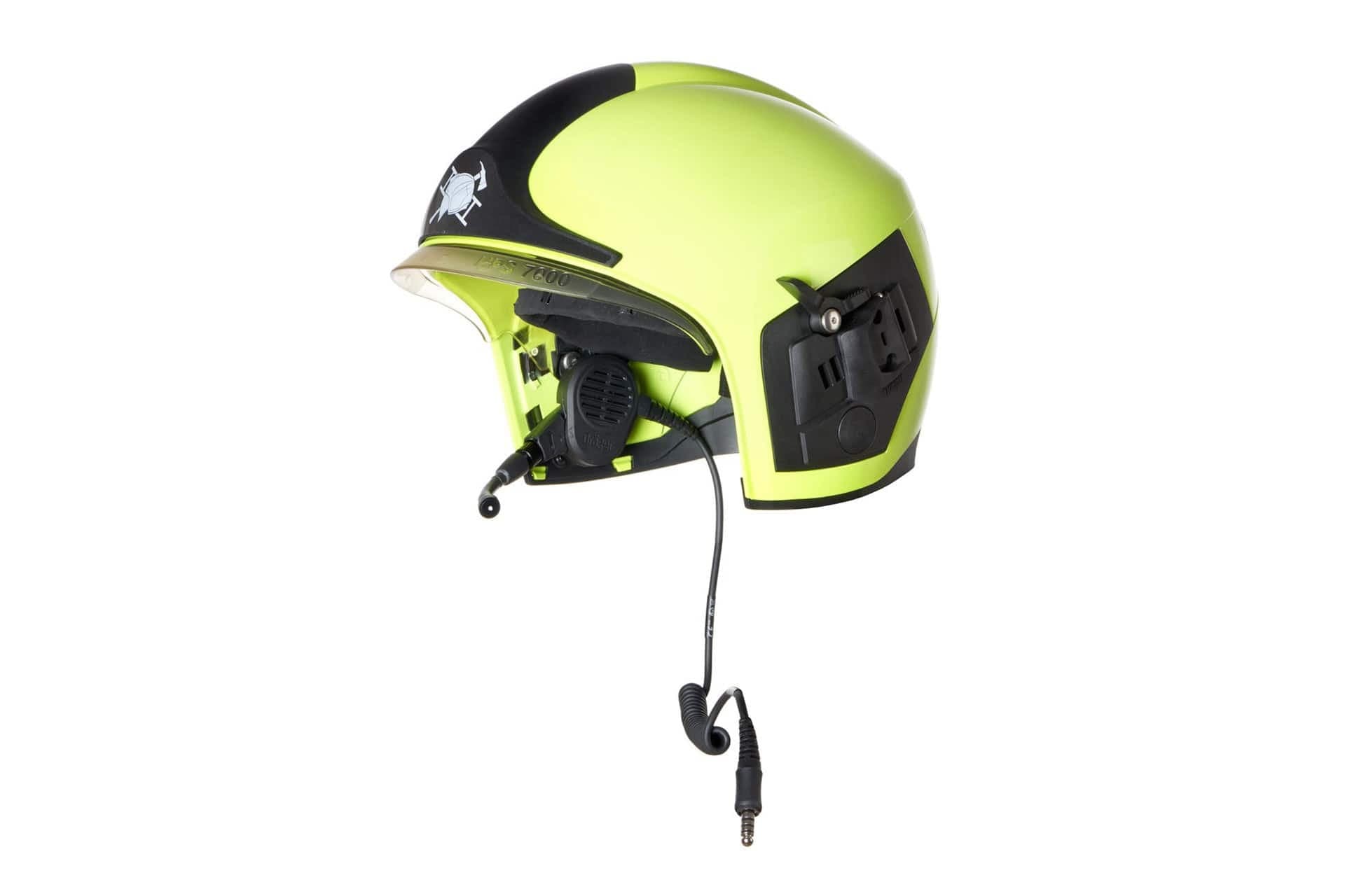Dräger HPS 7000 firefighting helmet with integrated Dräger HPS-COM dual