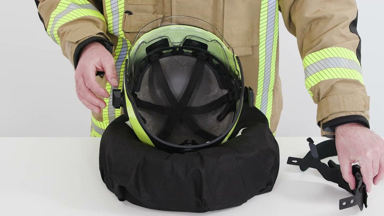 Assembly & disassembly of the hygiene components of the helmet HPS SafeGuard