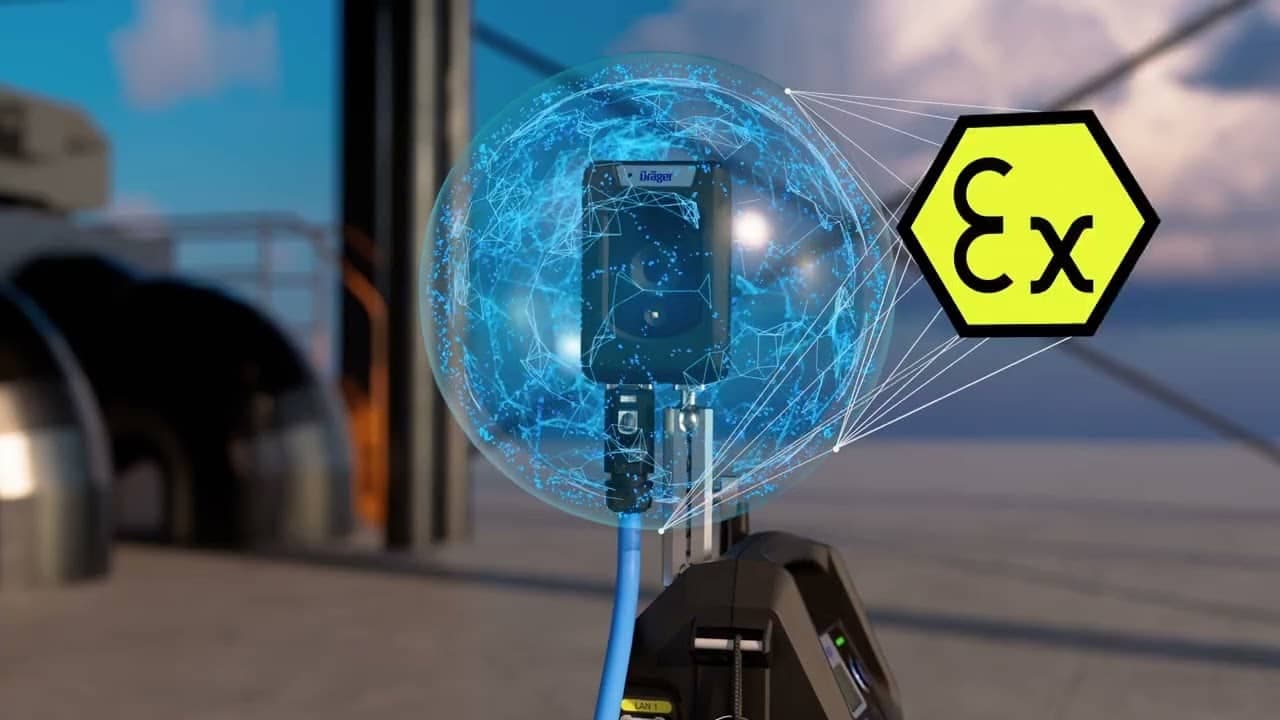 The digital explosion-proof safety guard is flexible, ready for use in minutes and offers an increased level of safety through real-time communication.
