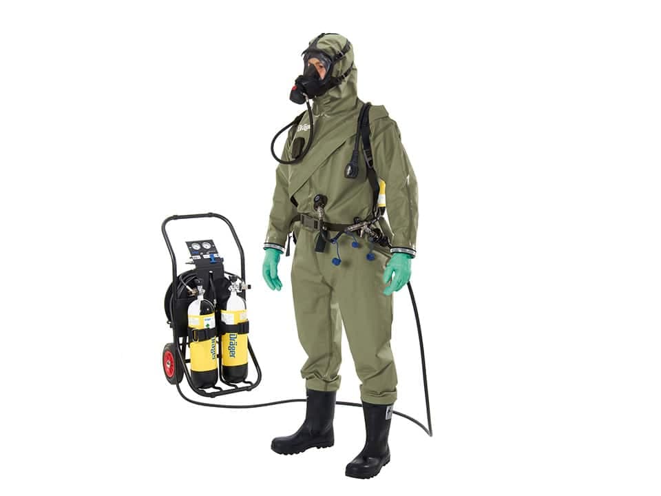 Hazmat Suits - Dräger CPS 7800 olive