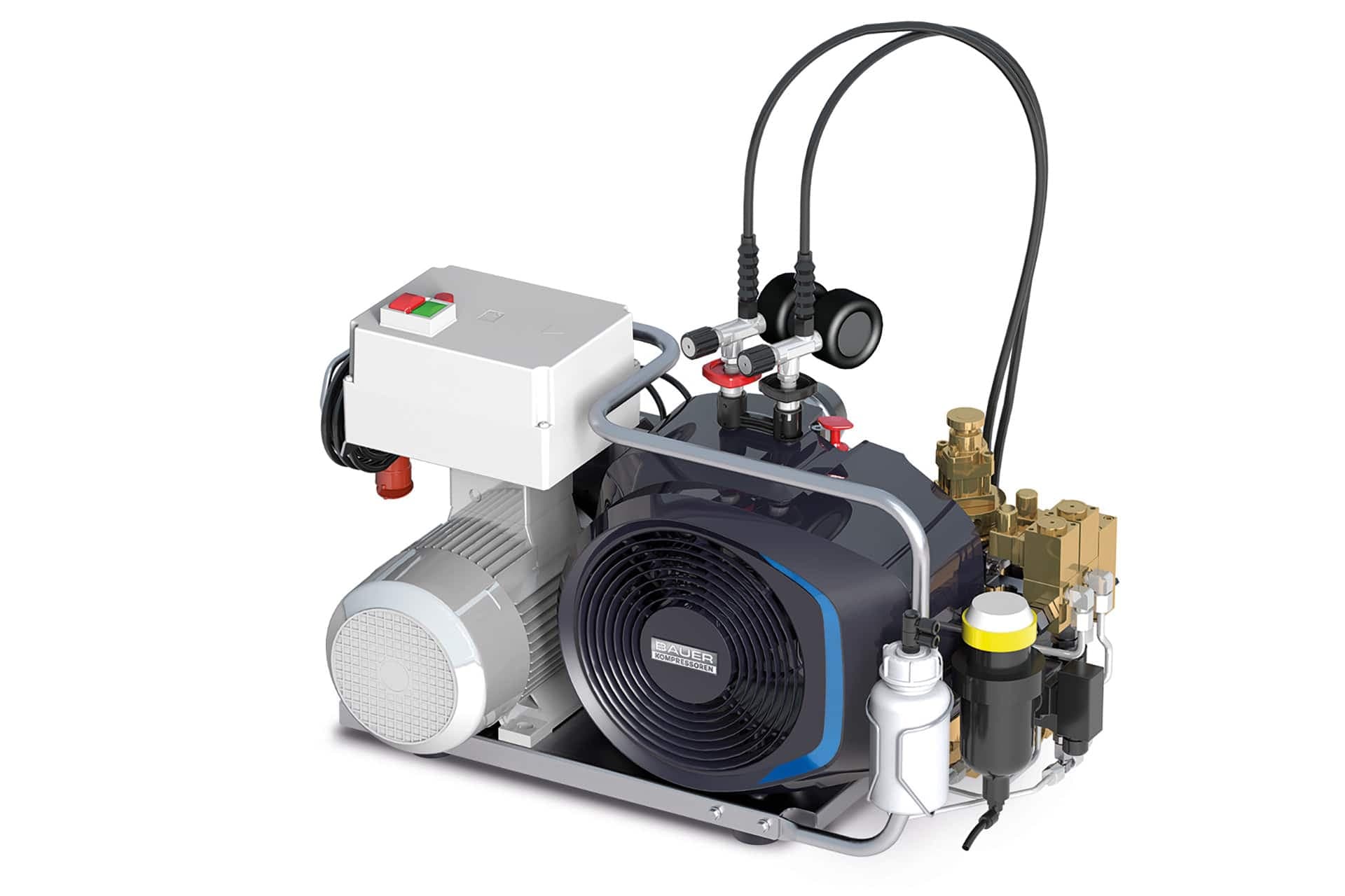 Oceanus E with automatic condensation - Air delivery capacity 140 l/min