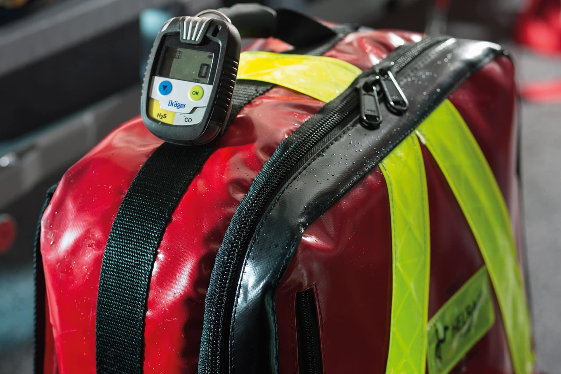 The Pac 8500 is suitable for personal air monitoring in rescue services.