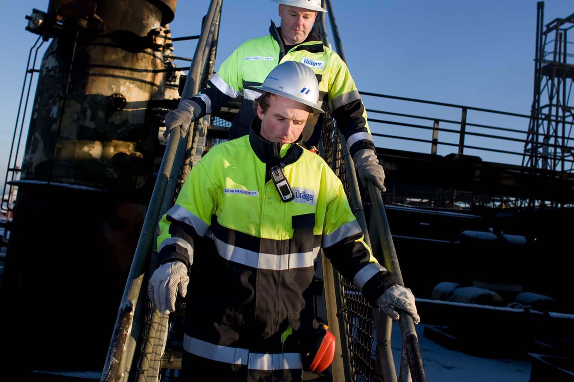 The rescue device can be equipped with different carrying options.