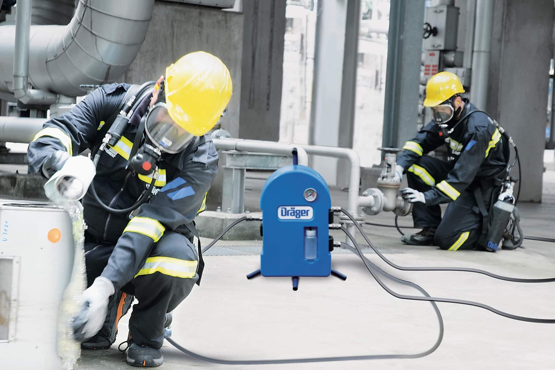 The Dräger PAS filters reliably clean air, e.g. from an existing high-pressure network, from liquid and solid particles, including oil vapour and smell.