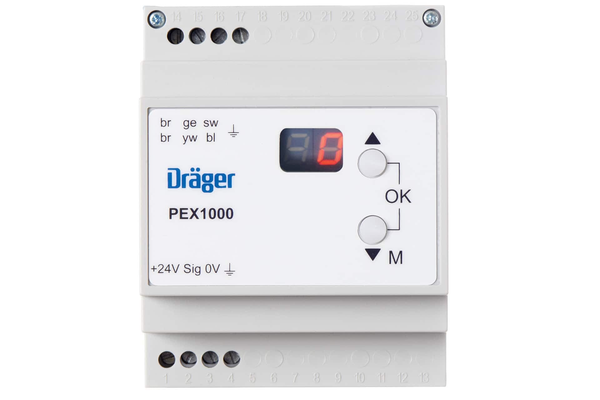 Dräger PEX 1000 converts the mV signal to mA signal