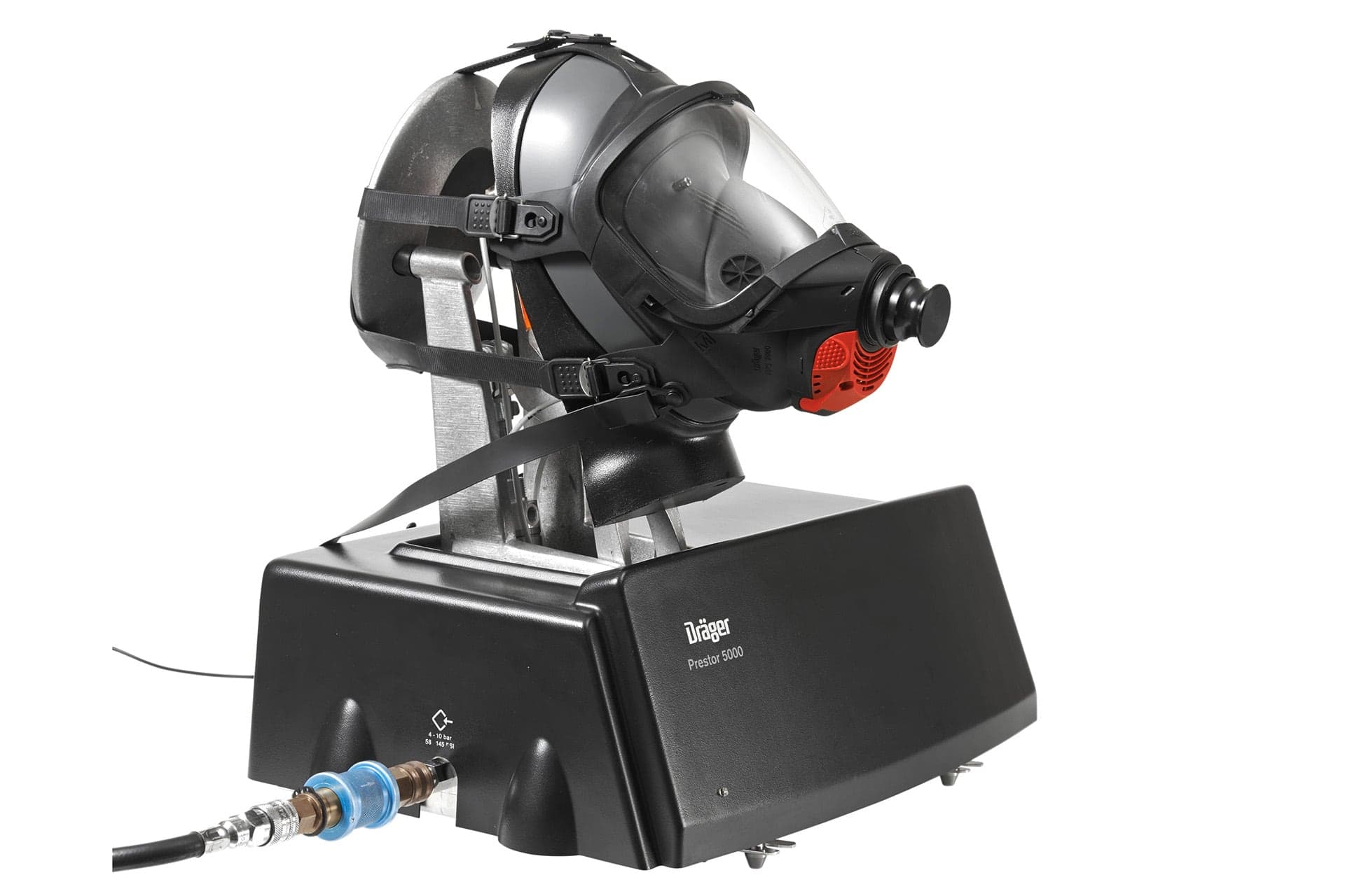 Dräger Prestor 5000 is testing a Dräger FPS 7000 mask
