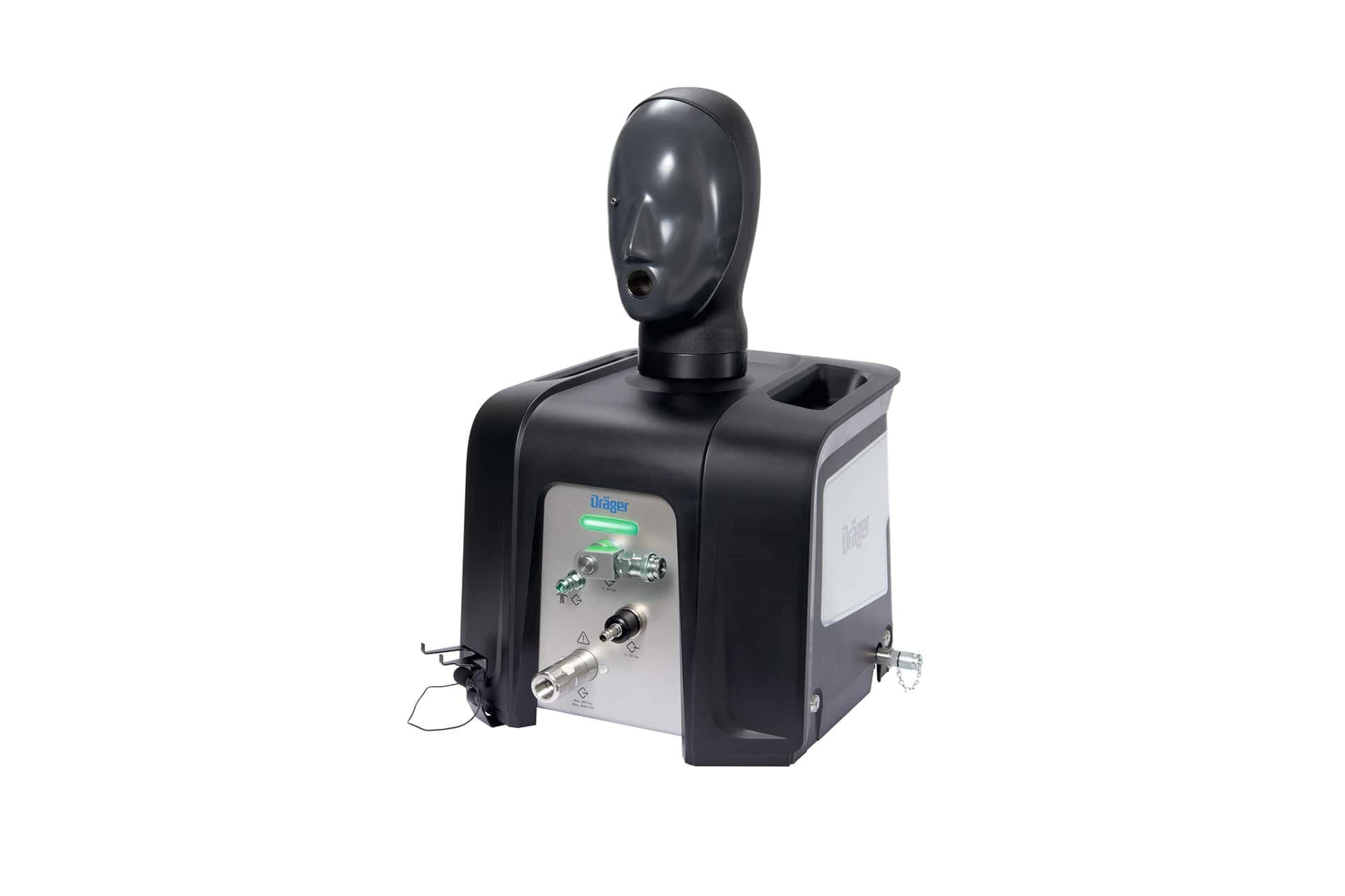 Dräger Quaestor 8000 with status LED bar (green - test passed)