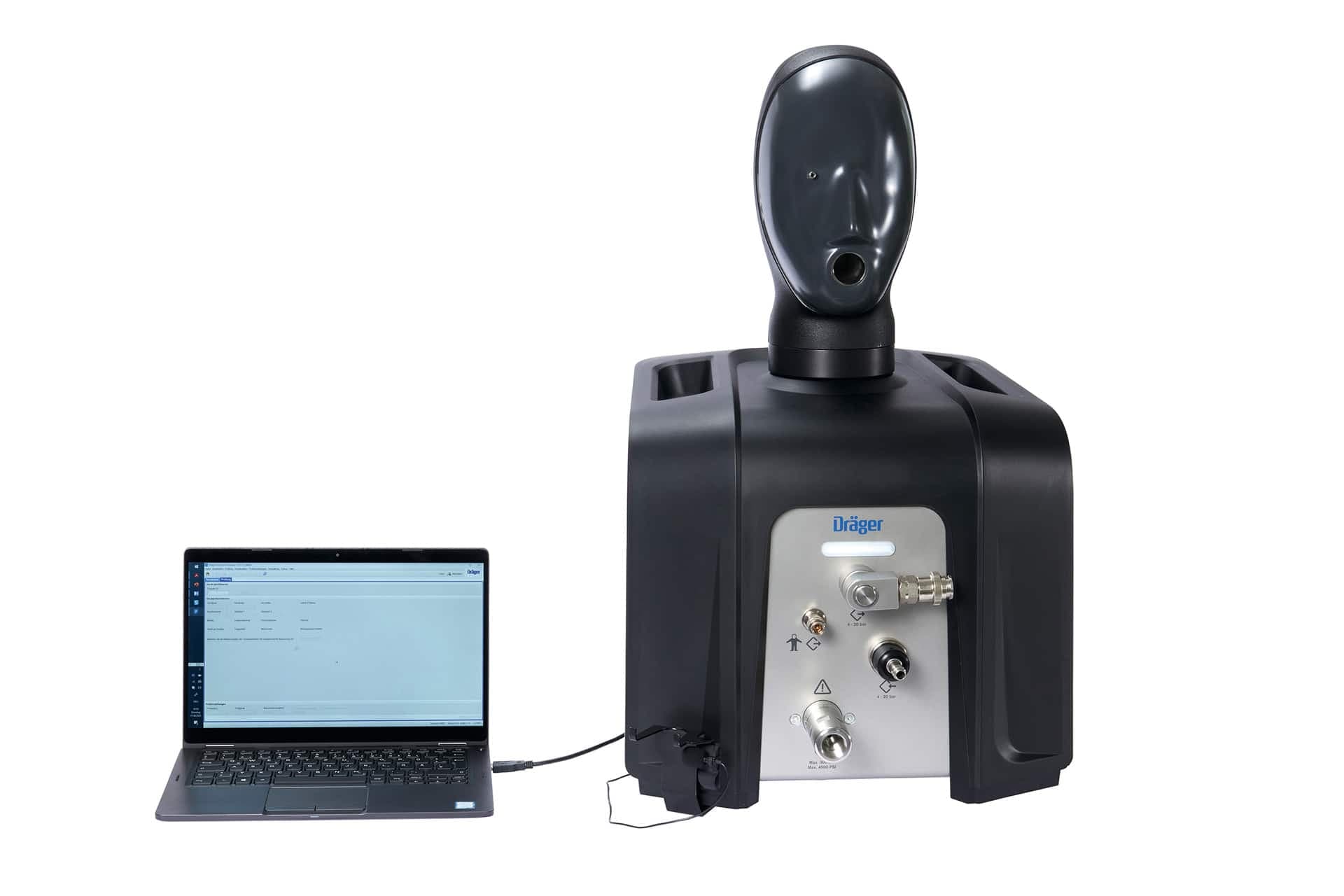 Dräger Quaestor 8000 connected to Protector Software