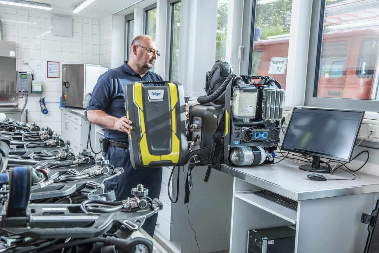 Testing Dräger ProAir with Dräger Quaestor 8000