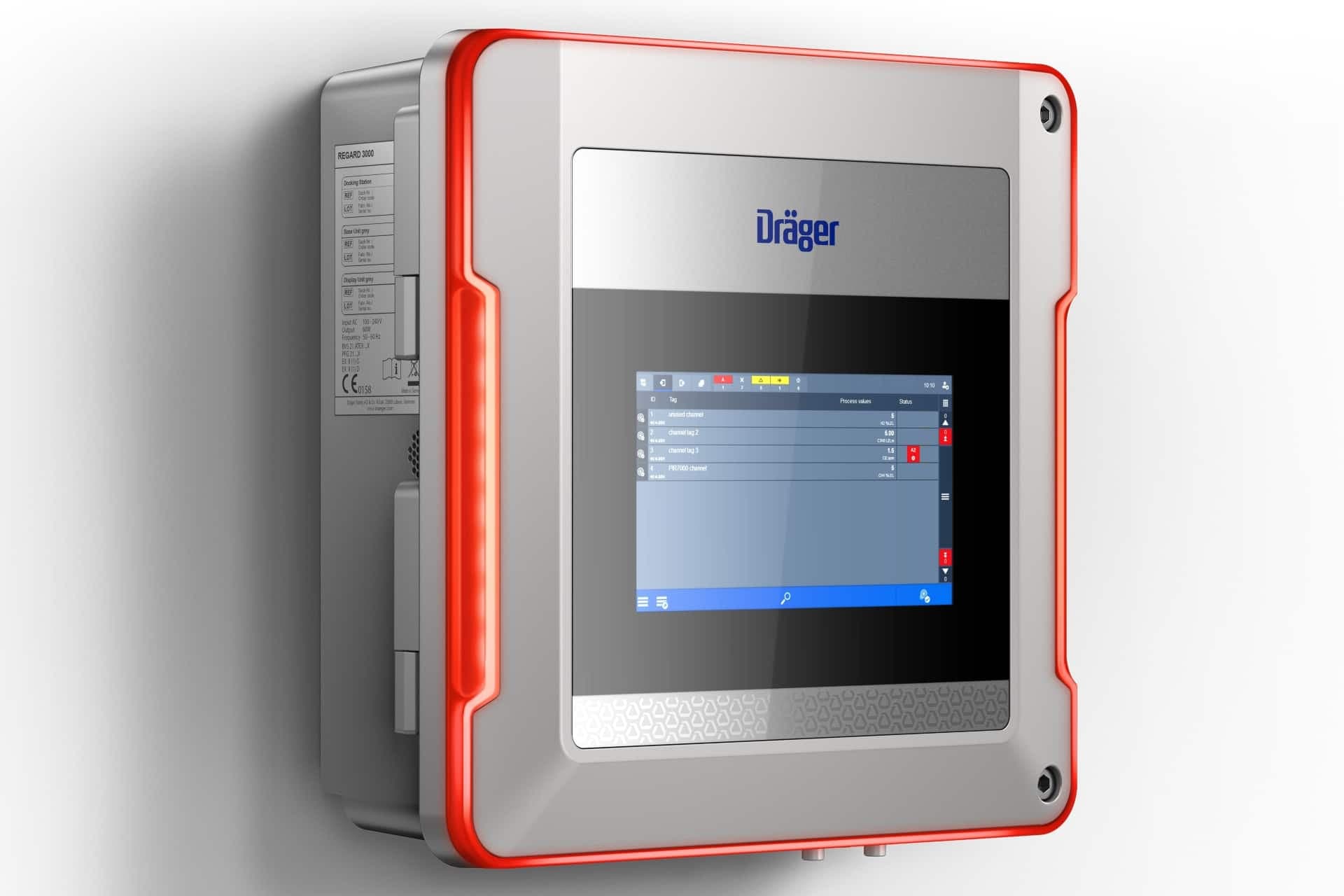 Dräger REGARD® 3000 in the event of a gas alarm