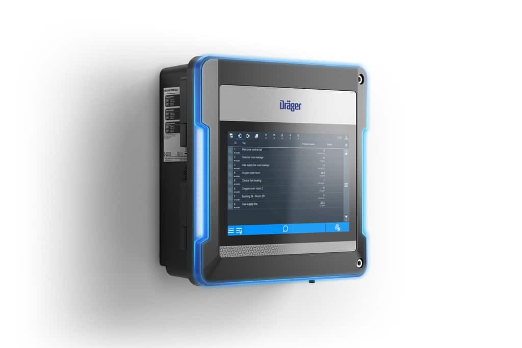 Dräger REGARD 3000 plus in normal operation, optionally in blue