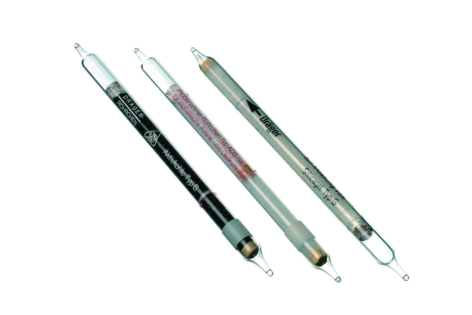 For analysis of the gas sample in a laboratory