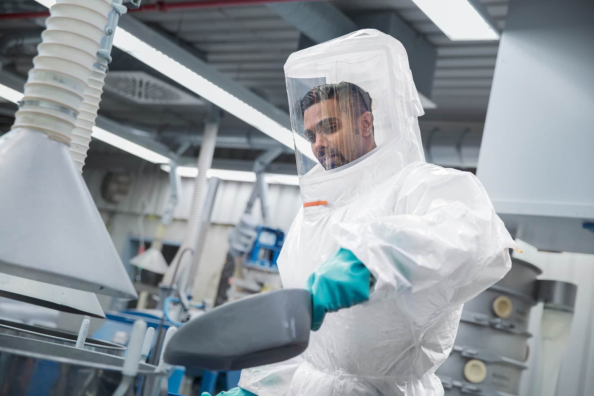 SPC 4700 with CVA 0700 Hazmat Suits