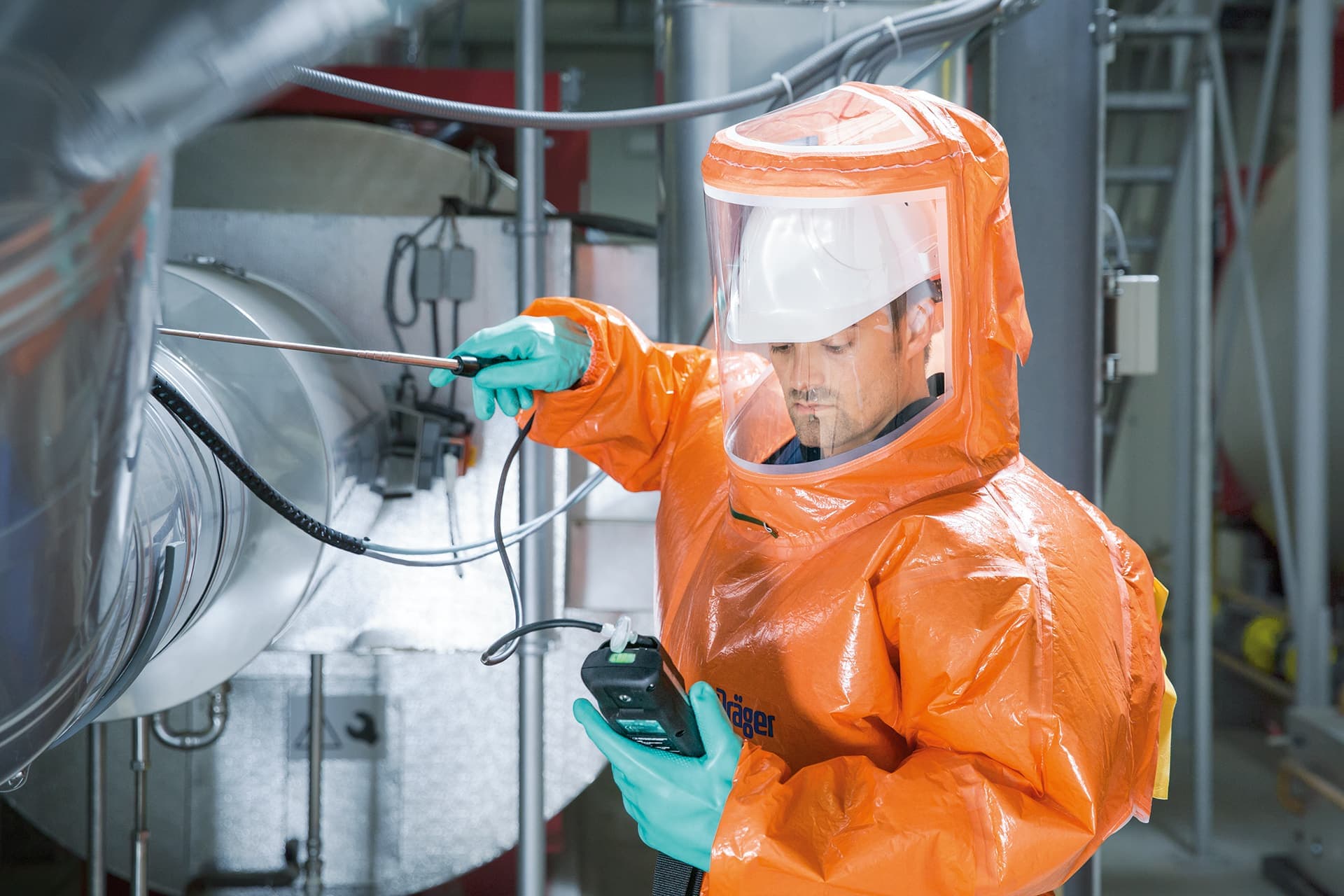 SPC 4700 with CVA 0700 Hazmat Suits