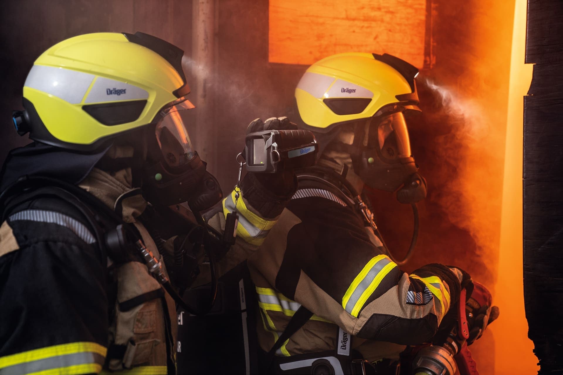 Dräger UCF FireVista is optimized for structural firefighting.