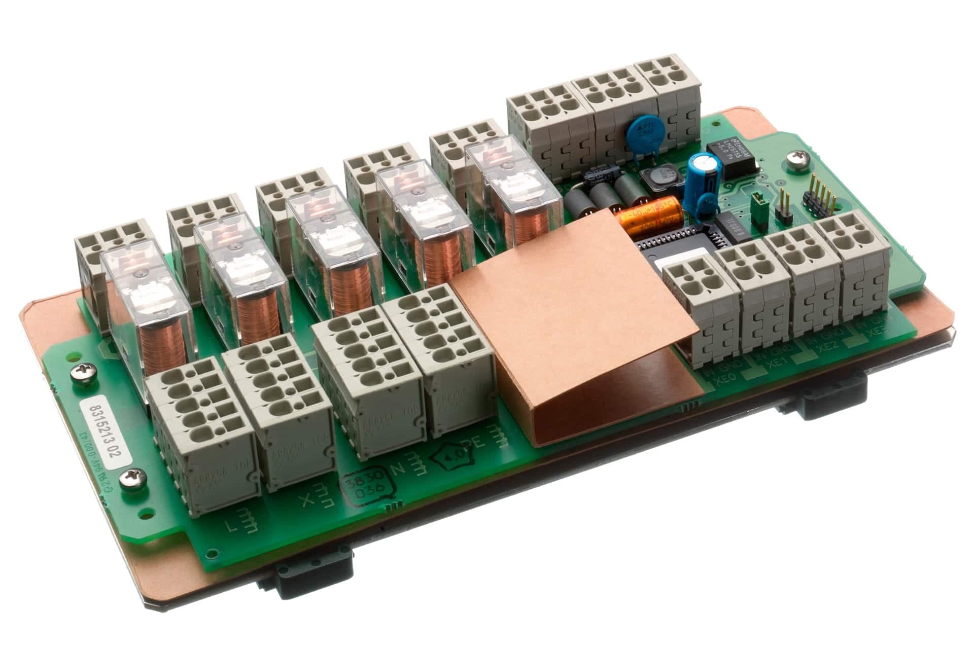 Relay module gas warning system