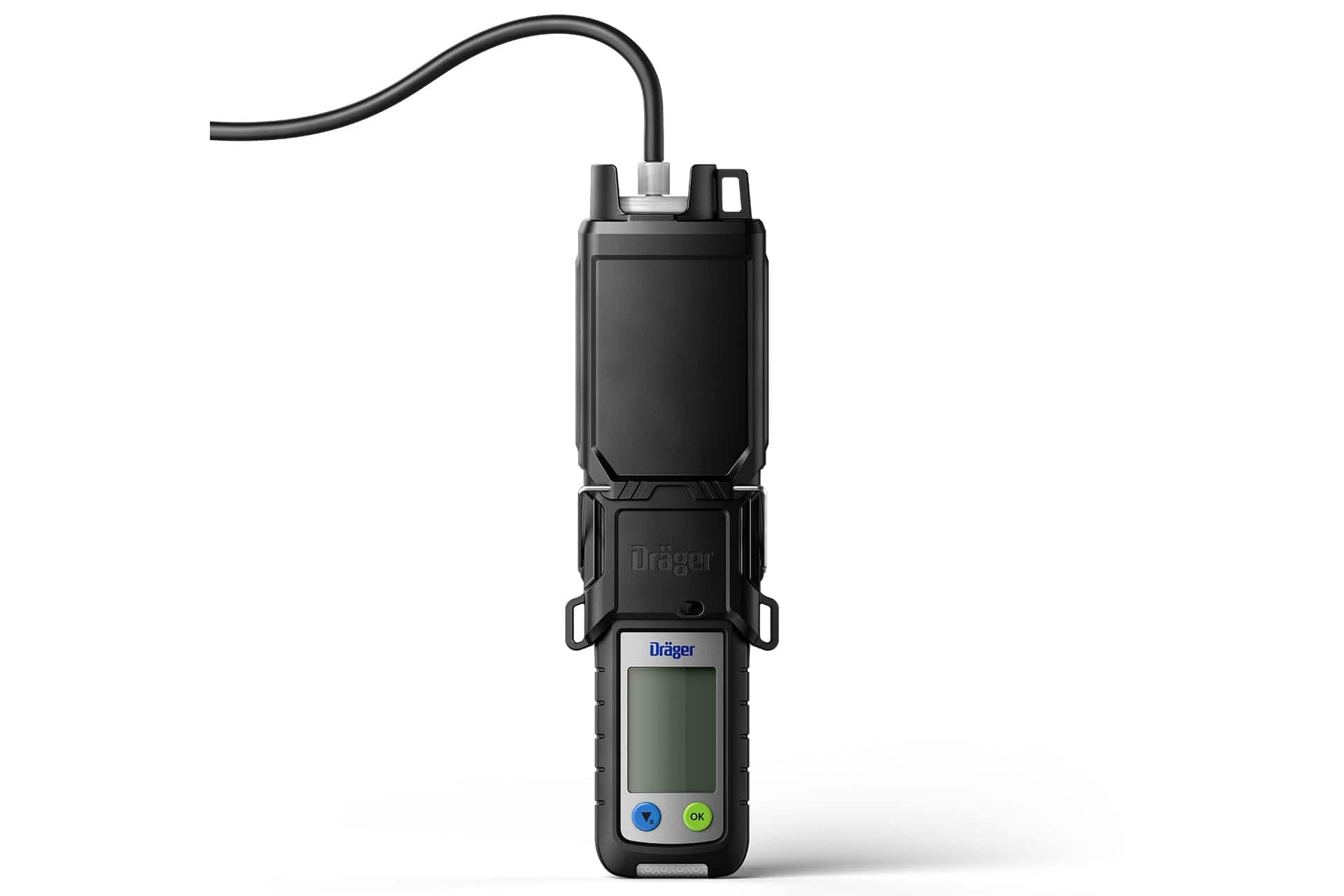 With the external Dräger X-am® pump, the device can be used for clearance measurement in channels, shafts or tanks.