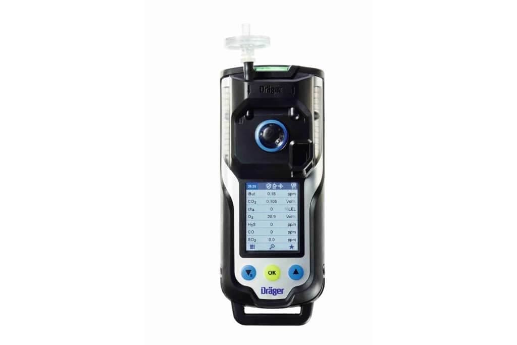 The Dräger X-am 8000 is equipped with a clear signalling design.