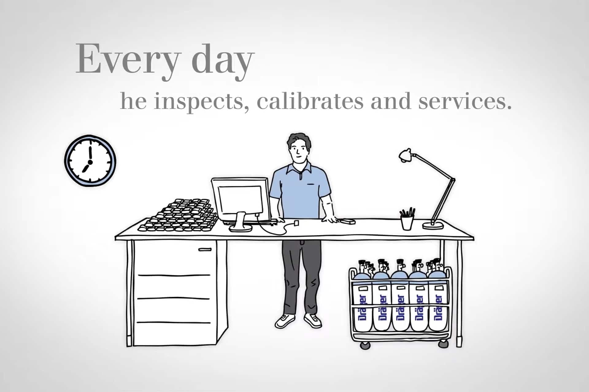 Dräger X-dock 5300/6300/6600 Calibration and Bump Testing