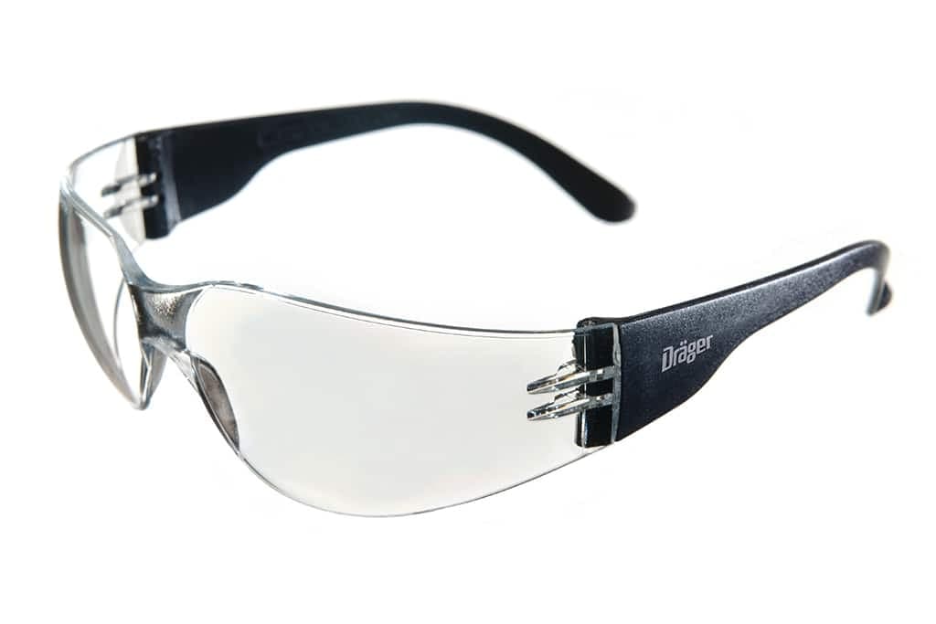 X-pect® 8310 spectalces are extremely comfortable with their extra-flat temples, making them the ideal choice for use in combination with hearing protection or a safety helmet.