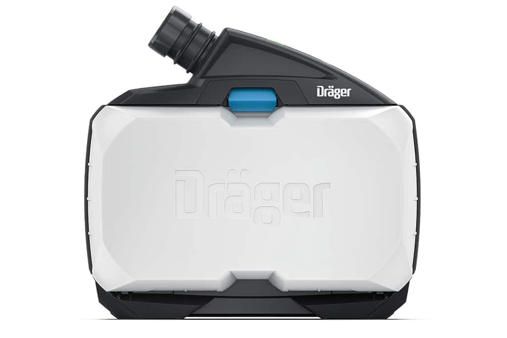 The X‑plore 8500 system reliably filters particles and gaseous particles from the breathing air.